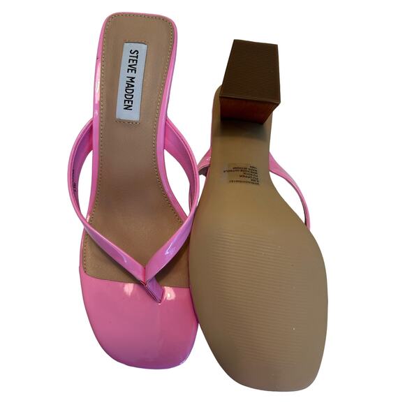 Steve Madden Hyria Women's Chunky Block Heel Sandal Stylish Sandal SZ 8.5 - Picture 5 of 6